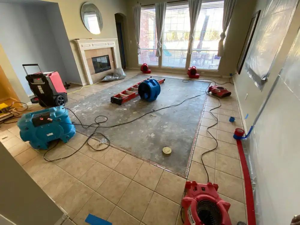 water damage restoration service Orangetree